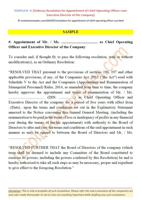 coo888|Appointment of Chief Operating Officer .